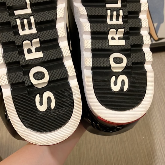 Sorel Joan of Arctic Next Lite Strap puffy waterproof boots black color Size 10 - Picture 11 of 12